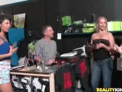 Find-Best-Hardcore.com presents: Amateurs flash their sexy tits in group video