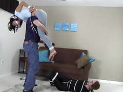 Find-Best-Hardcore.com presents: Angry girls hogtied gagtalk