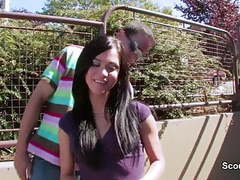 Find-Best-Hardcore.com presents: German milf talk to fuck for money on street in holiday