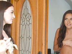 Find-Best-Hardcore.com presents: 18yo babysitter and her hot bff having lesbian sex
