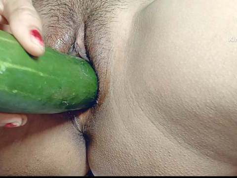 Find-Best-Hardcore.com presents: I can't get any where big black cock so my small pussy fucked by big cucumber  in hindi