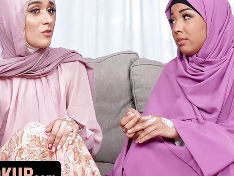 Find-Best-Hardcore.com presents: Hijab wearing step sisters malina melendez and aubry babcock fuck their step brother - hijab hookup
