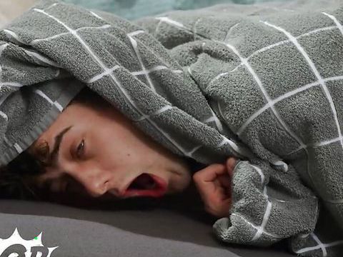 Find-Best-Hardcore.com presents: Joey mills hides under the blanket so trevor brooks fucks his ass instead of the plastic toy - twinkpop