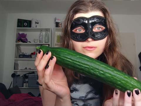 Find-Best-Hardcore.com presents: 18yo teen fucks huge cucumber!!!  small tits, shy teeny, perfect body  amateur teen