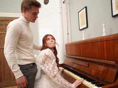 Find-Best-Hardcore.com presents: Redhead pianist goes nuts for my hard dick after practice