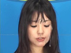 Find-Best-Hardcore.com presents: Shocked tv weathergirl facial on live tv