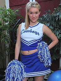 Find-Best-Hardcore.com presents: Cheerleader Kristi Kay drops pompoms and gets naked