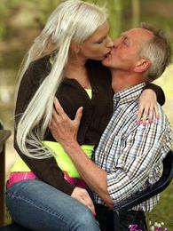 Find-Best-Hardcore.com presents: Horny blonde teenage beauty riding an old stiff schlong