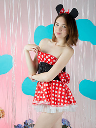 Find-Best-Hardcore.com presents: Breathtaking slender chick got rid of innocent clothing quickly and spread those smooth legs while showing her moist areas.