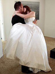 Find-Best-Hardcore.com presents: Bride with big fake tits Veronica Vain gets her trimmed pussy nailed deep